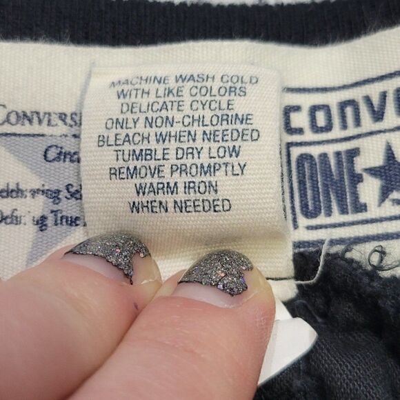 Converse One Star Women's Size 6 Linen & Cotton Cargo Skater Midi Skirt - Picture 7 of 8